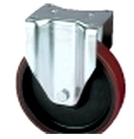 Rueda de hierro fundido con suporte fijo PC160F - Image 1