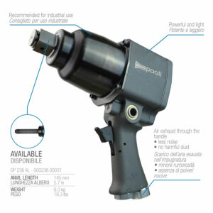 Llave de impacto Paoli DP236 - Image 2