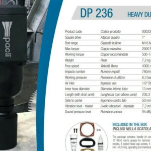 Llave de impacto Paoli DP236 - Image 3